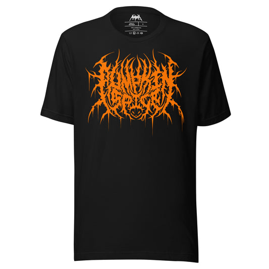 Pumpkin spice death metal shirt